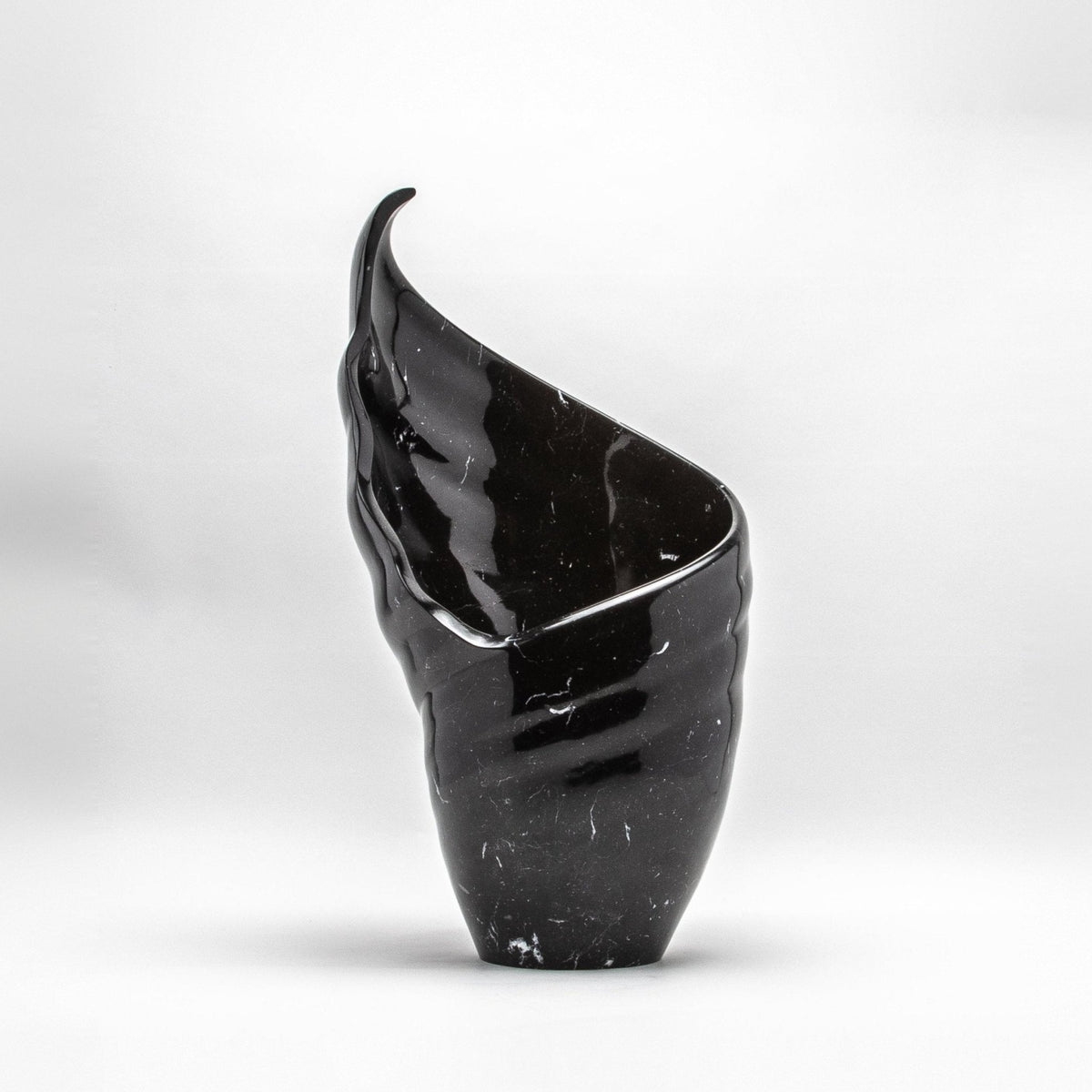 Vase Le Grand Noir Marquina Marble by Barberini and Gunnell