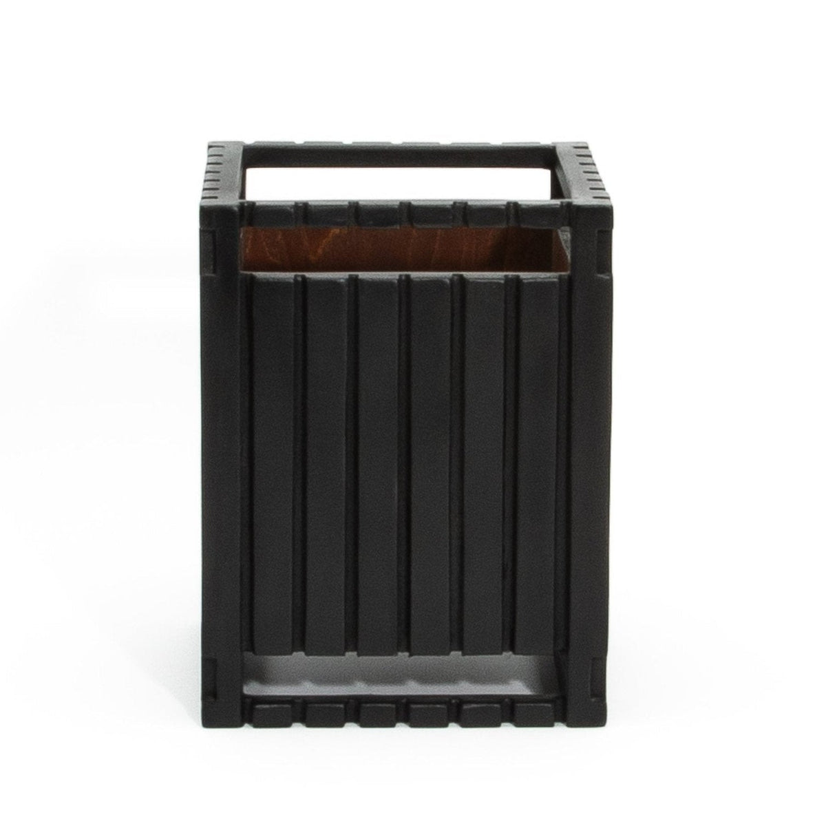 Waste Bin in Black Oak Detail by R&Y Augousti